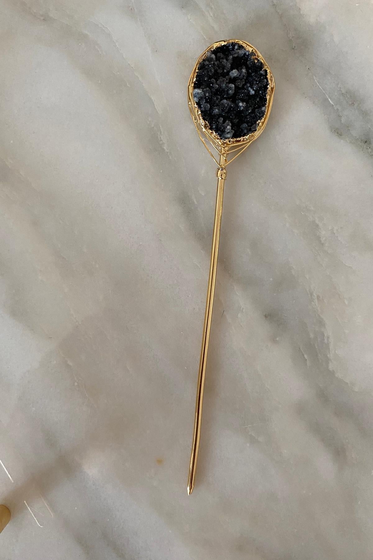 Dürüze Taş Topuz Tokası