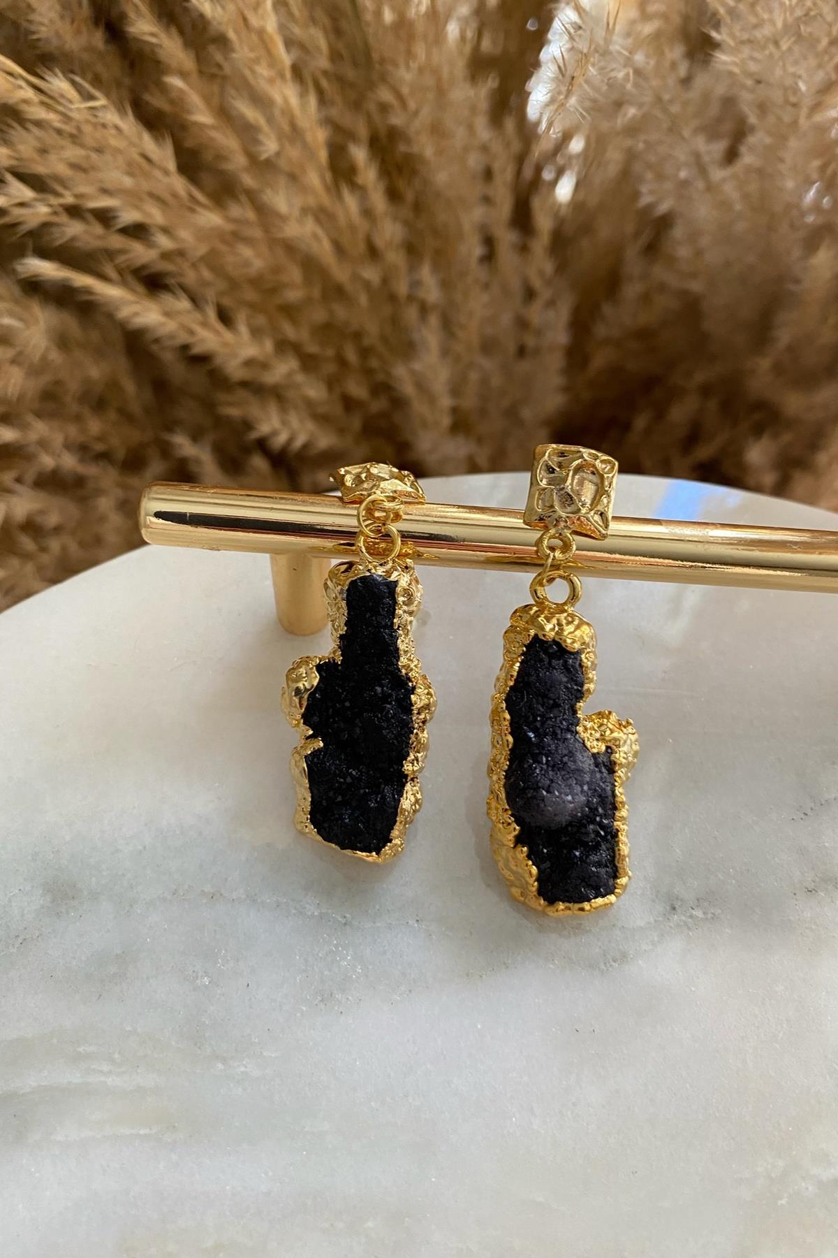 Akik Taşı Drüze Küpe (Sınırlı Adet)