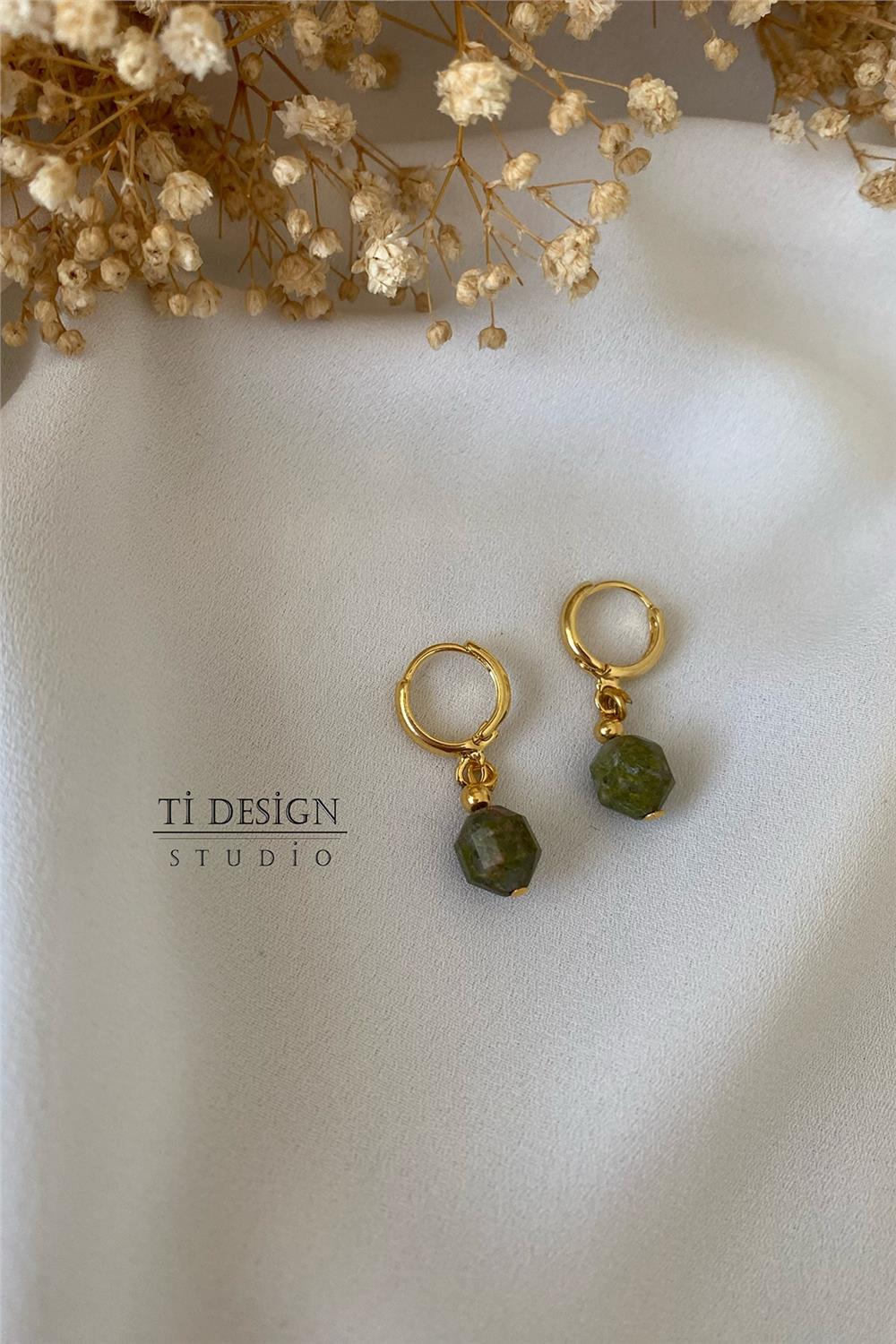 Lapis Taşı Tasarım Küpe