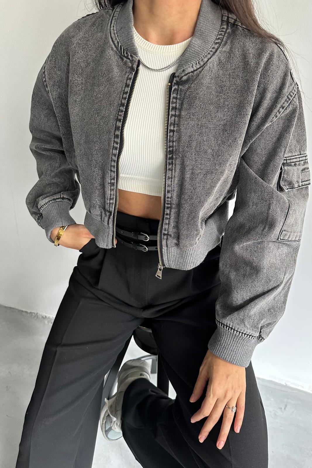 Bombers gris hotsell