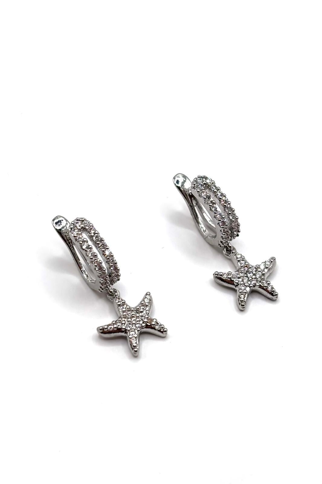 Diamond Yıldız Sarkıt Küpe