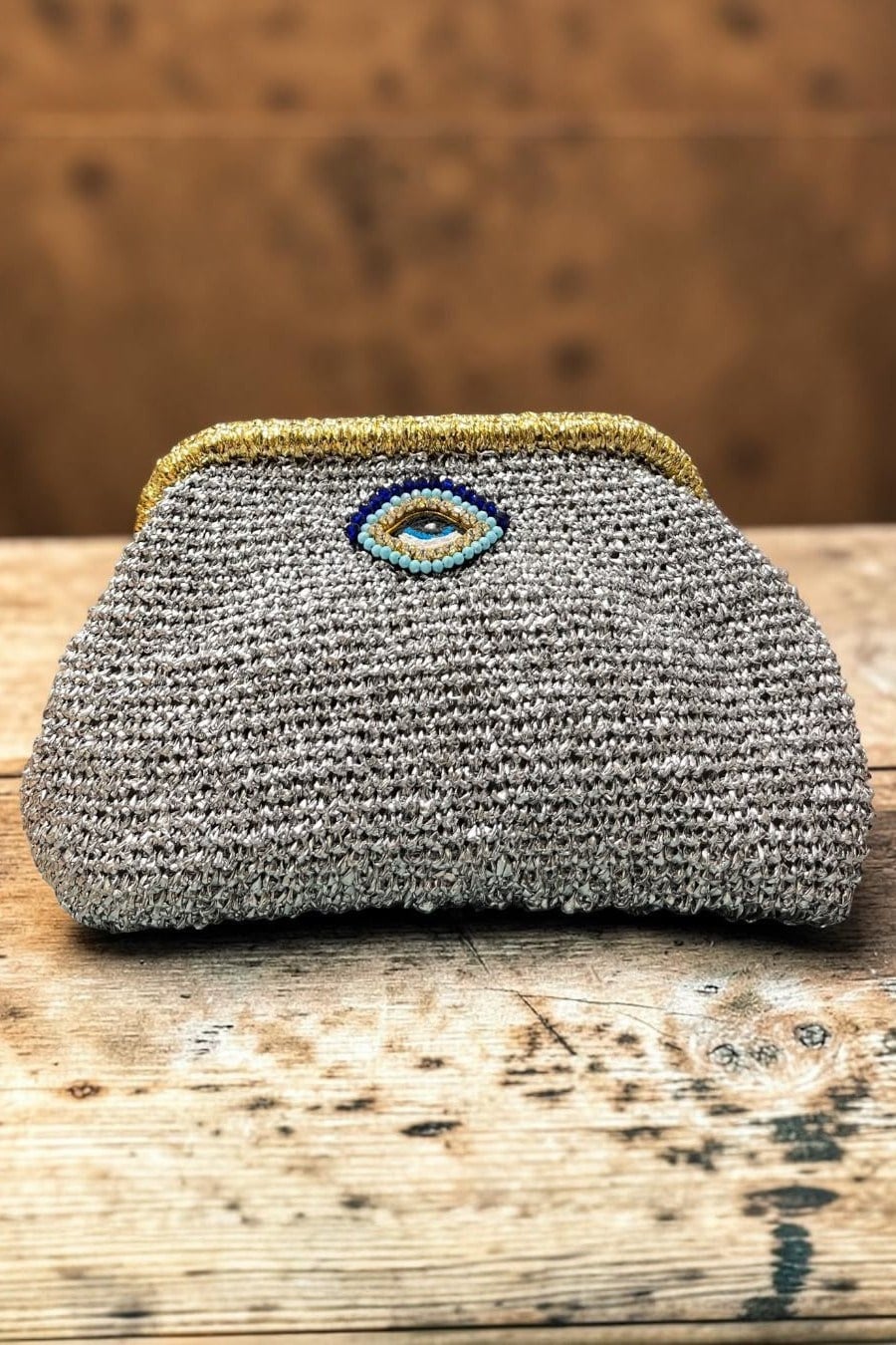 Göz Clutch Çanta