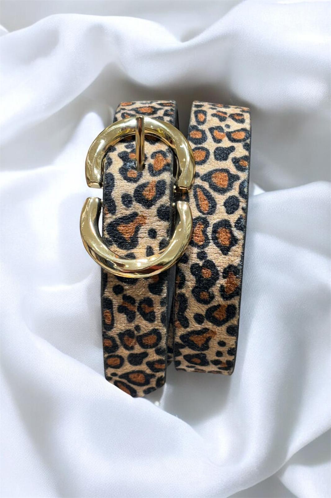 Leopar Desenli Kemer
