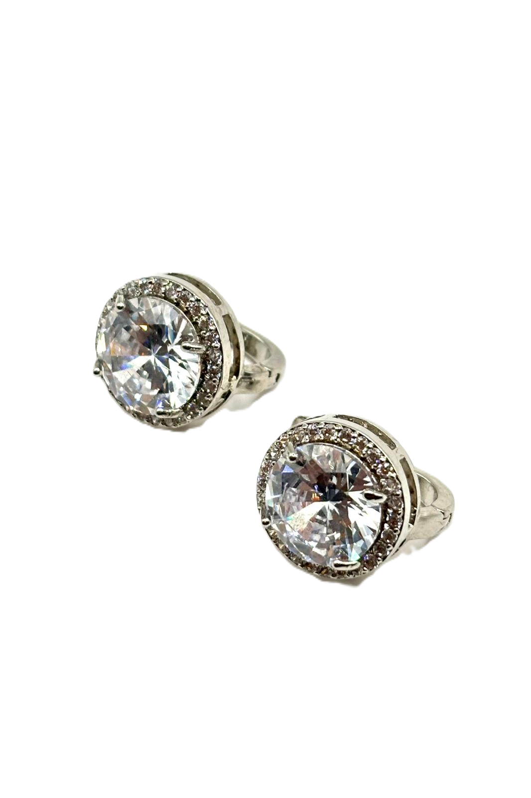Yuvarlak Swarovski Küpe