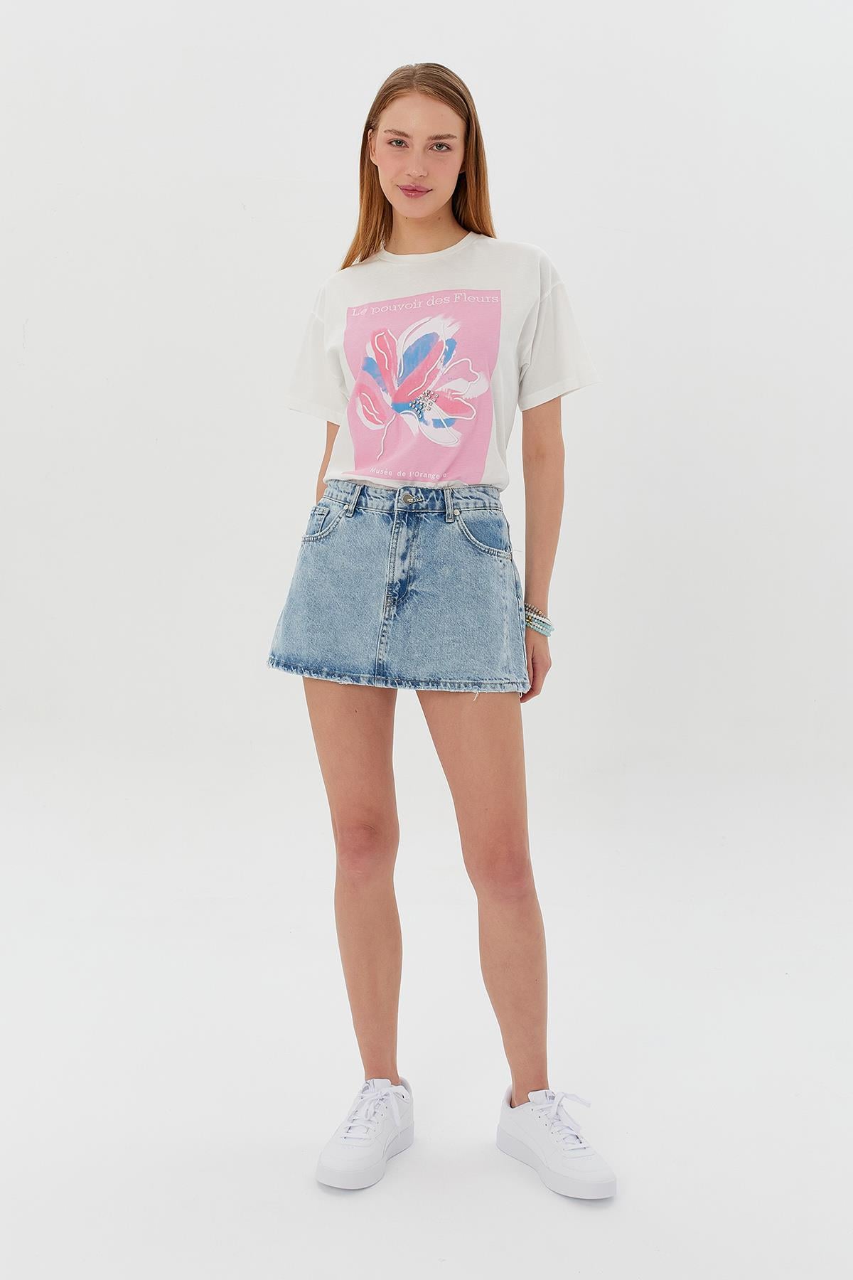 Basic Jean Mini Etek