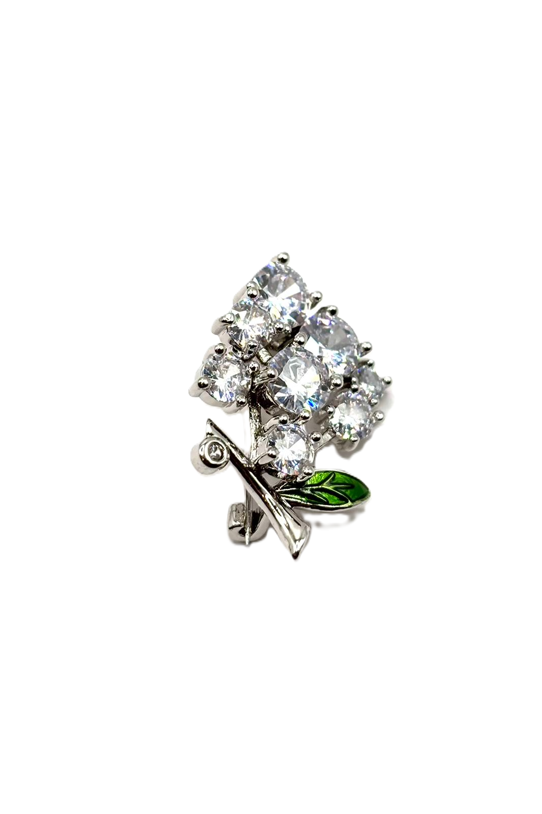 Çilek Diamond Broş