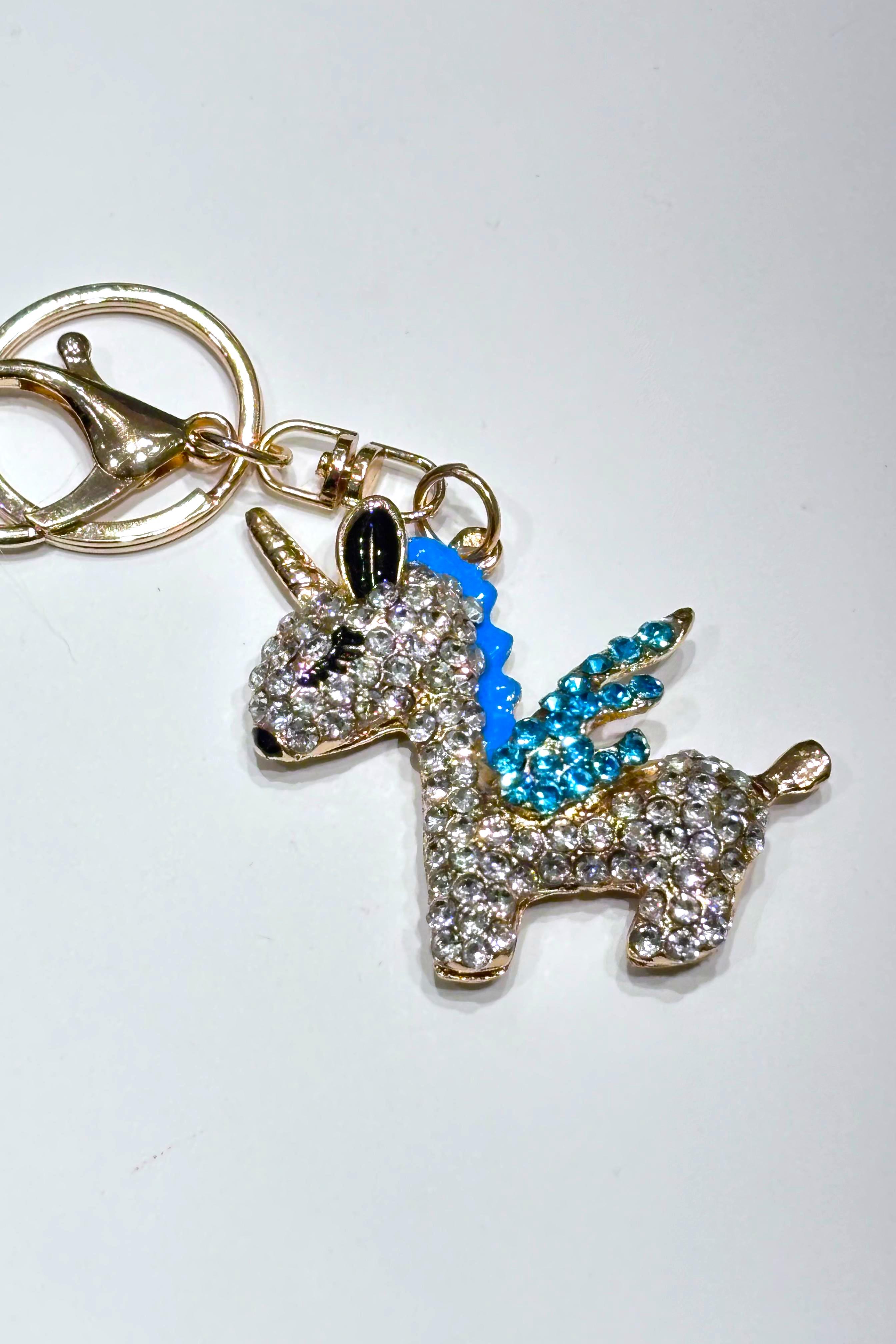 Figürlü Taşlı Anahtarlık Unicorn
