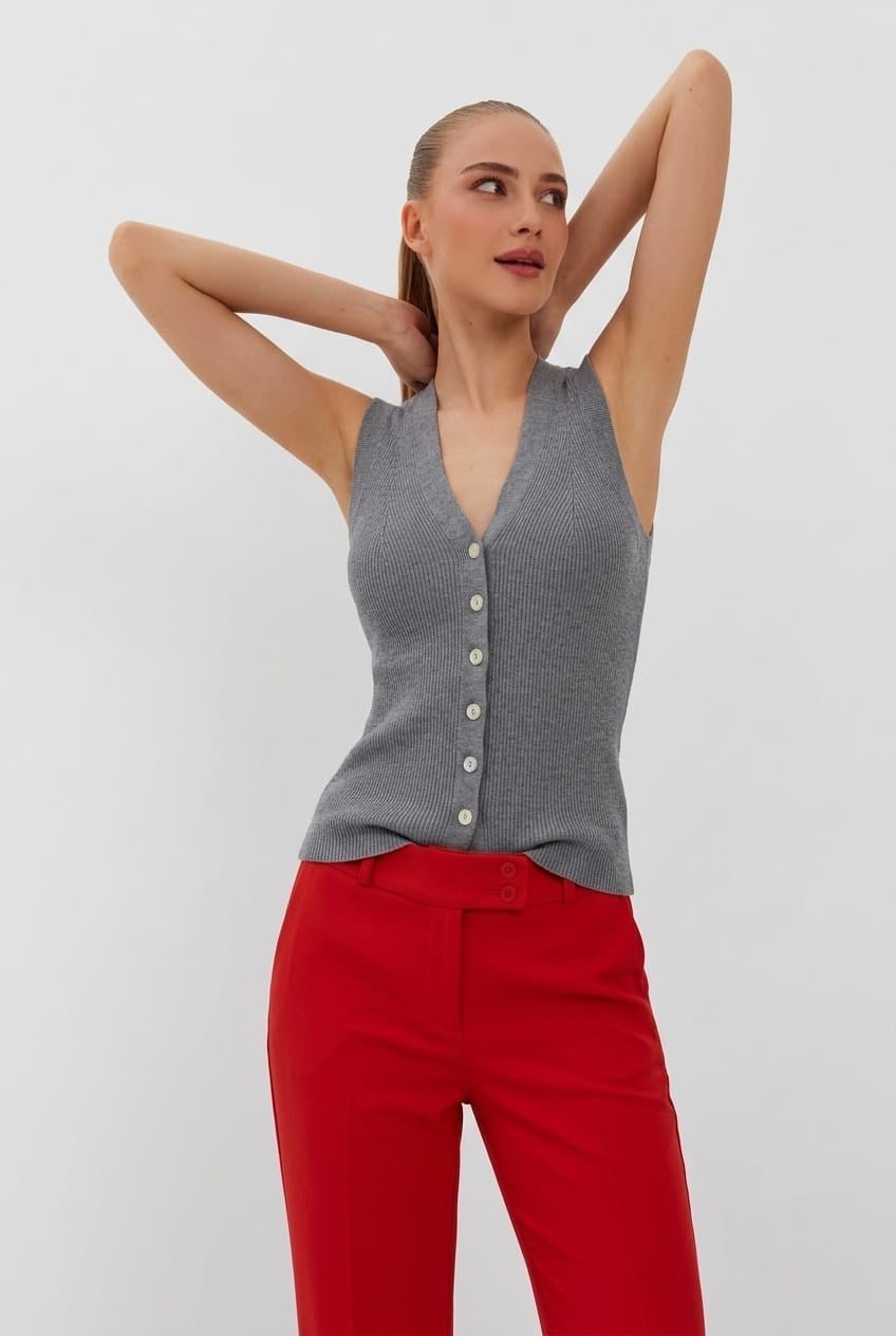 Fitilli Slim Yelek
