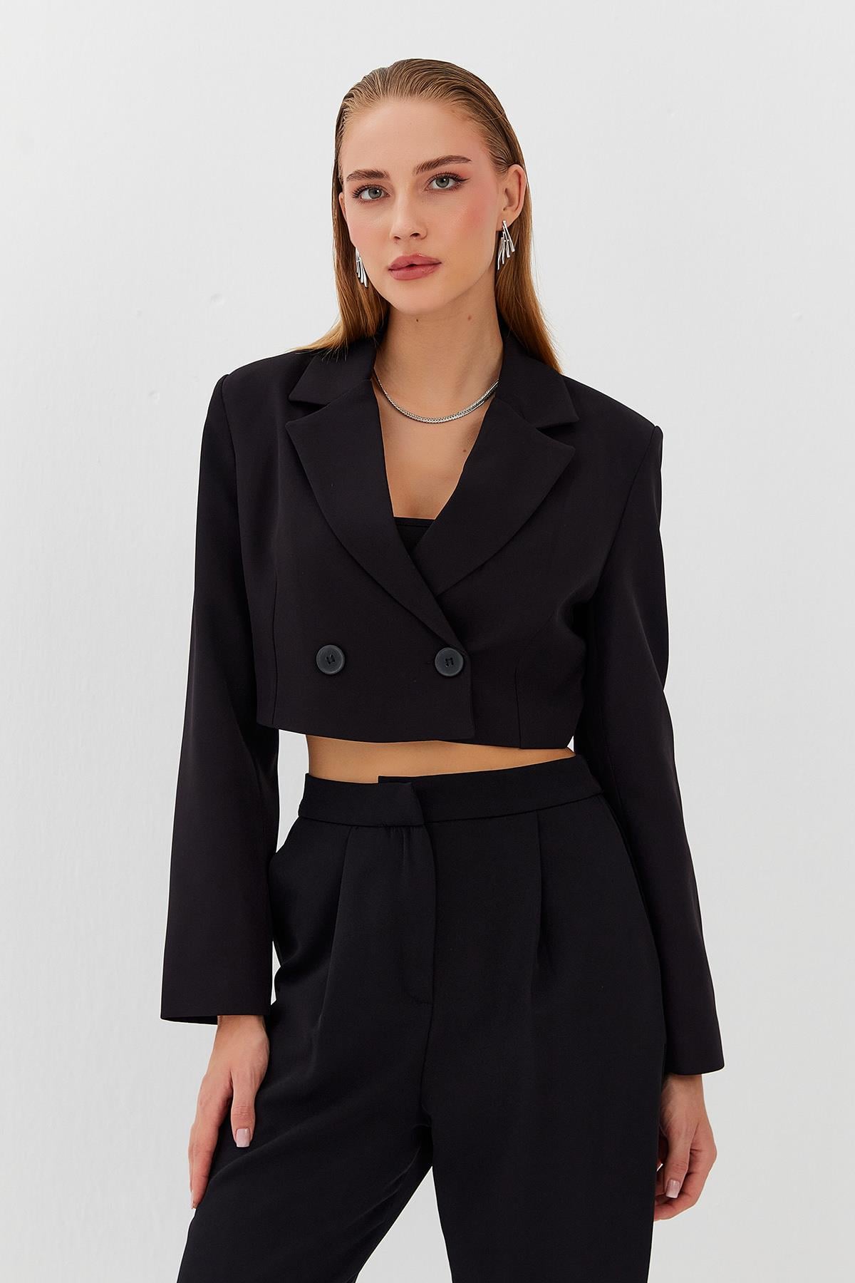 Kadın Ceket Crop