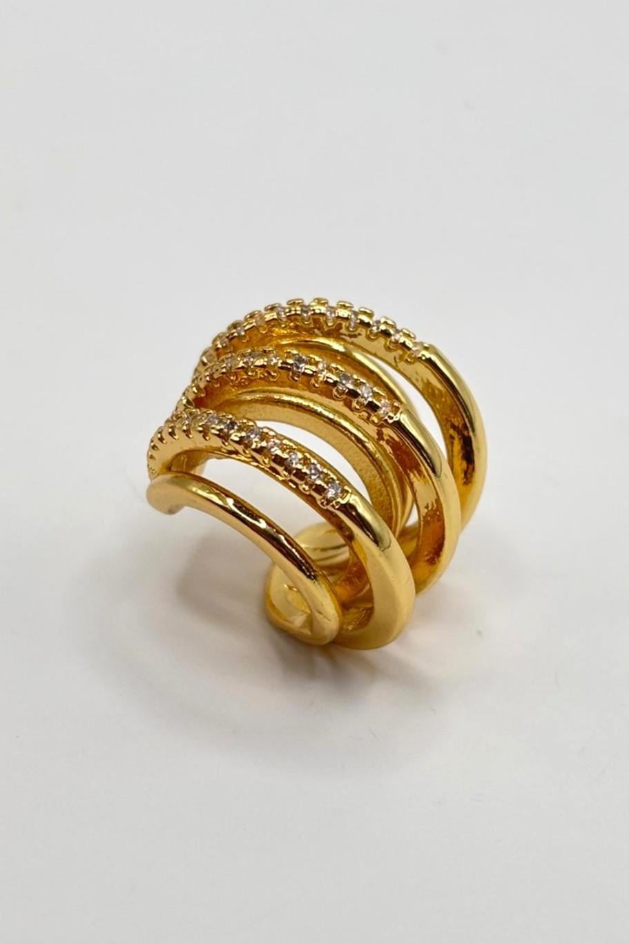 Kıkırdak Diamond Trio Küpe