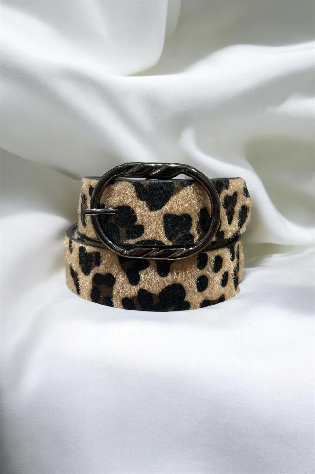 Leopar Desenli Kemer