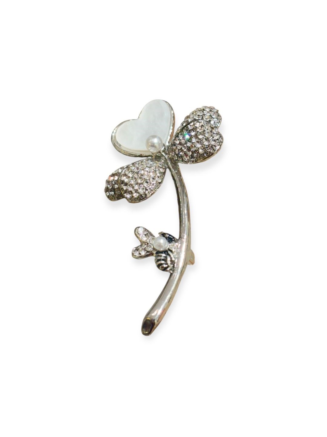 Sedef Kalpli Arı Figürlü Broş