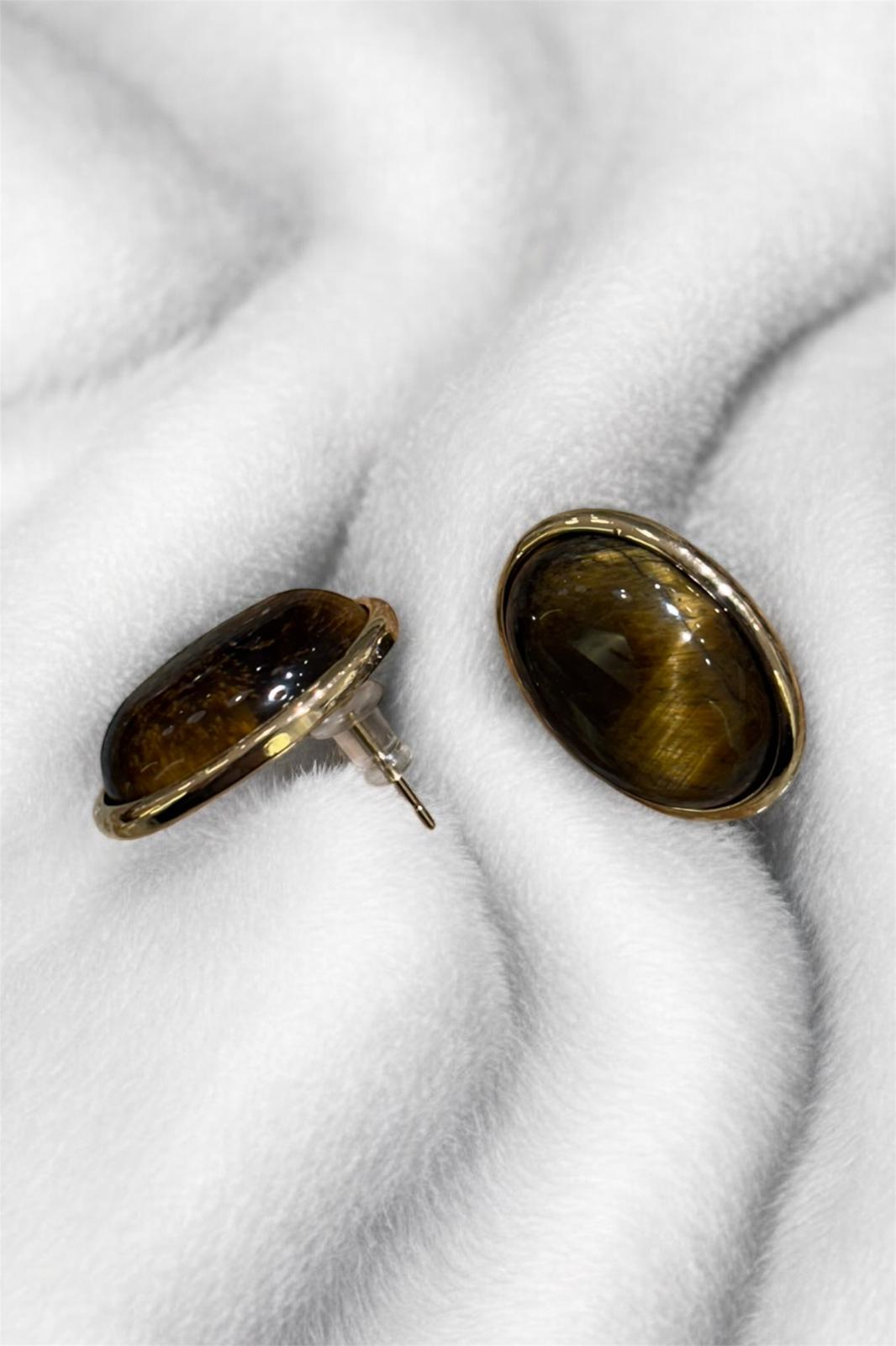 Vintage Oval Küpe