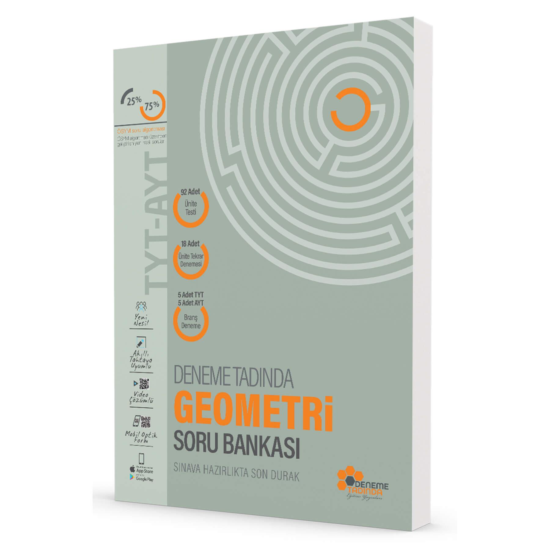 12.Sınıf Geometri (TYT-AYT) Soru Bankası Kitabı
