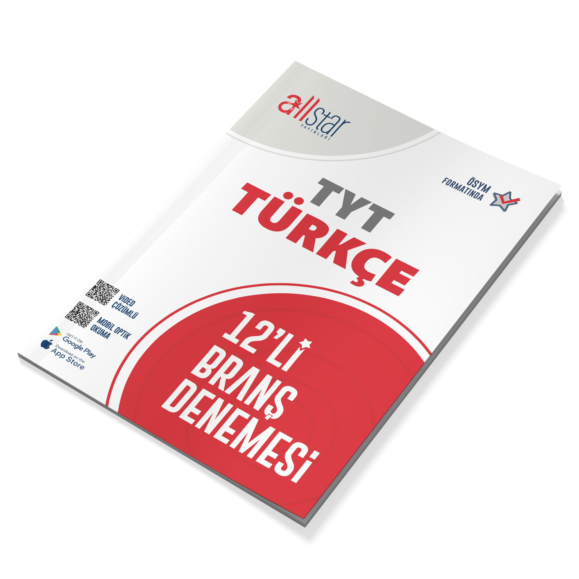 Allstar Yayınları 12. Sınıf TYT 12'li Branş Denemesi Türkçe