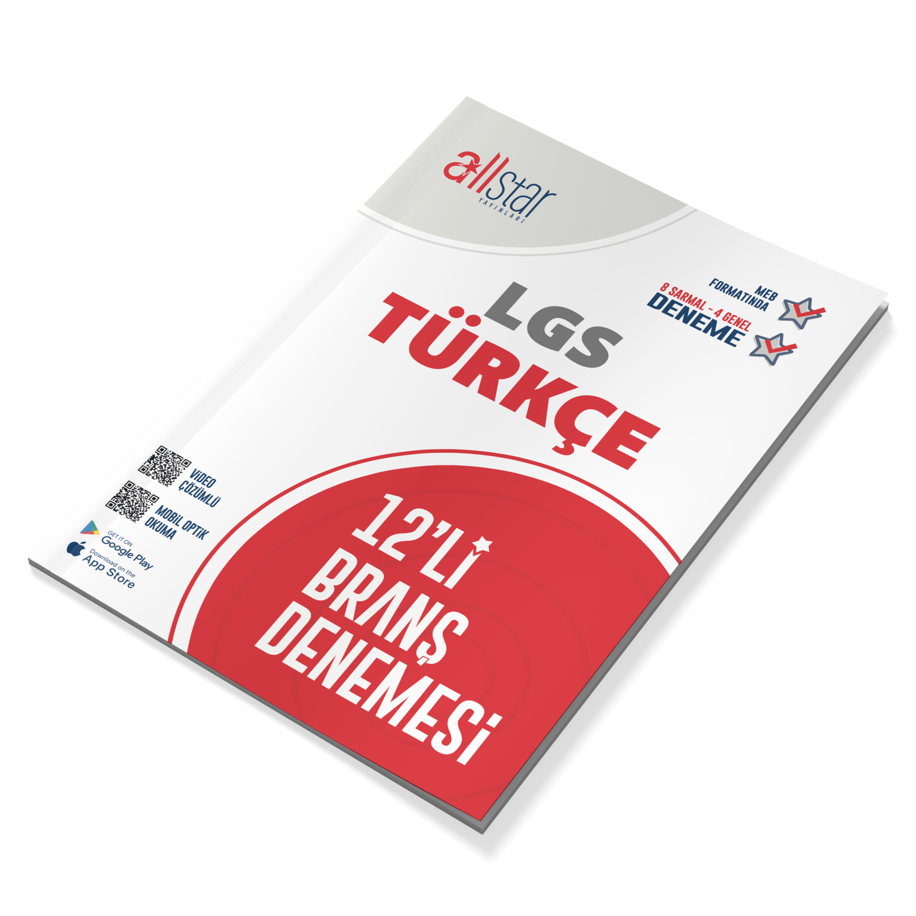 Allstar Yayınları 8. Sınıf Türkçe 12'li Branş Denemesi