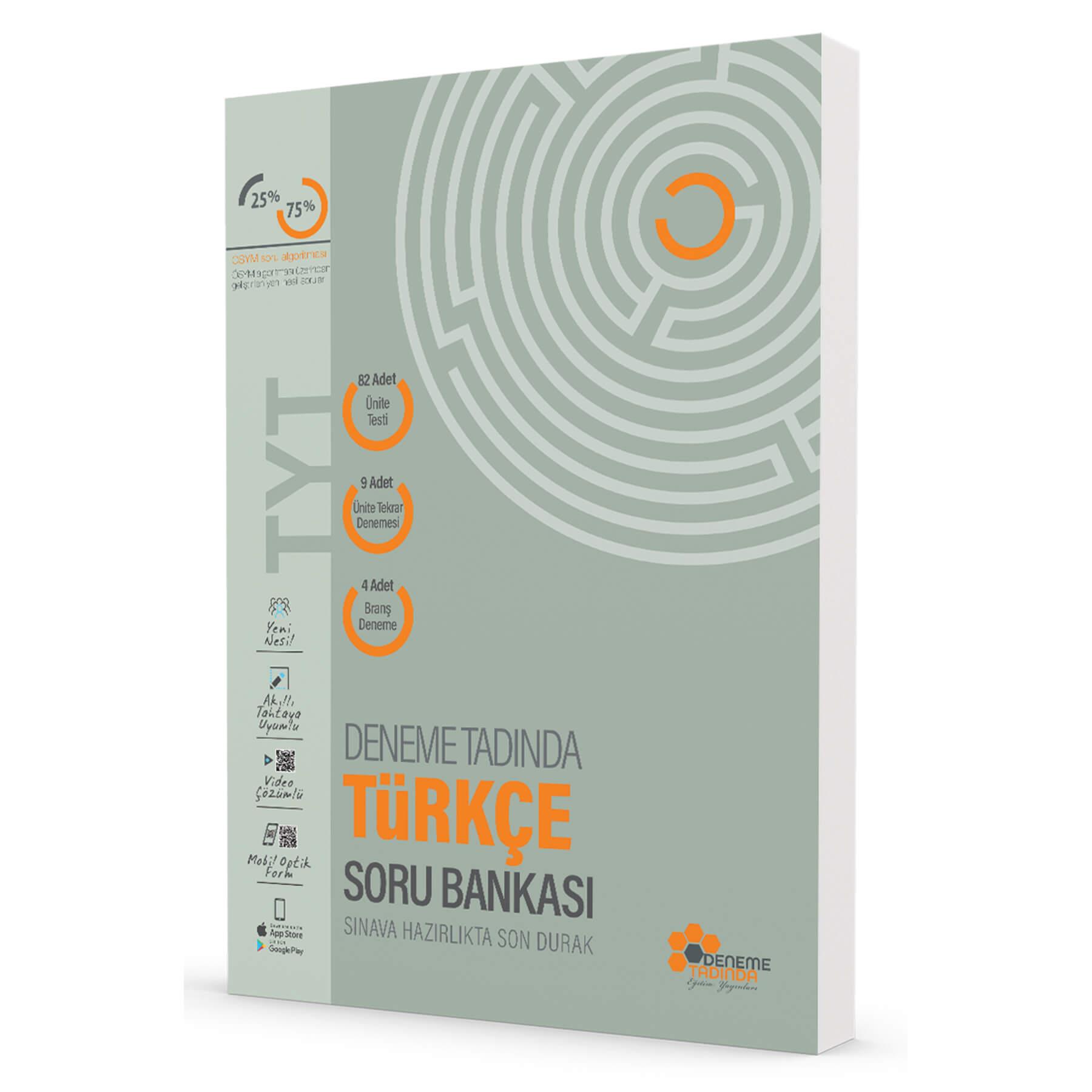 12.Sınıf Türkçe (TYT-AYT) Soru Bankası Kitabı