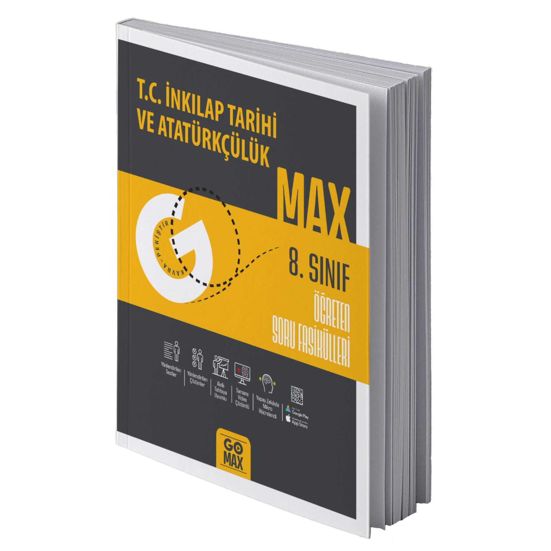 GOMAX Yayınları 8.Sınıf T.C. İnkılap Tarihi ve Atatürkçülük