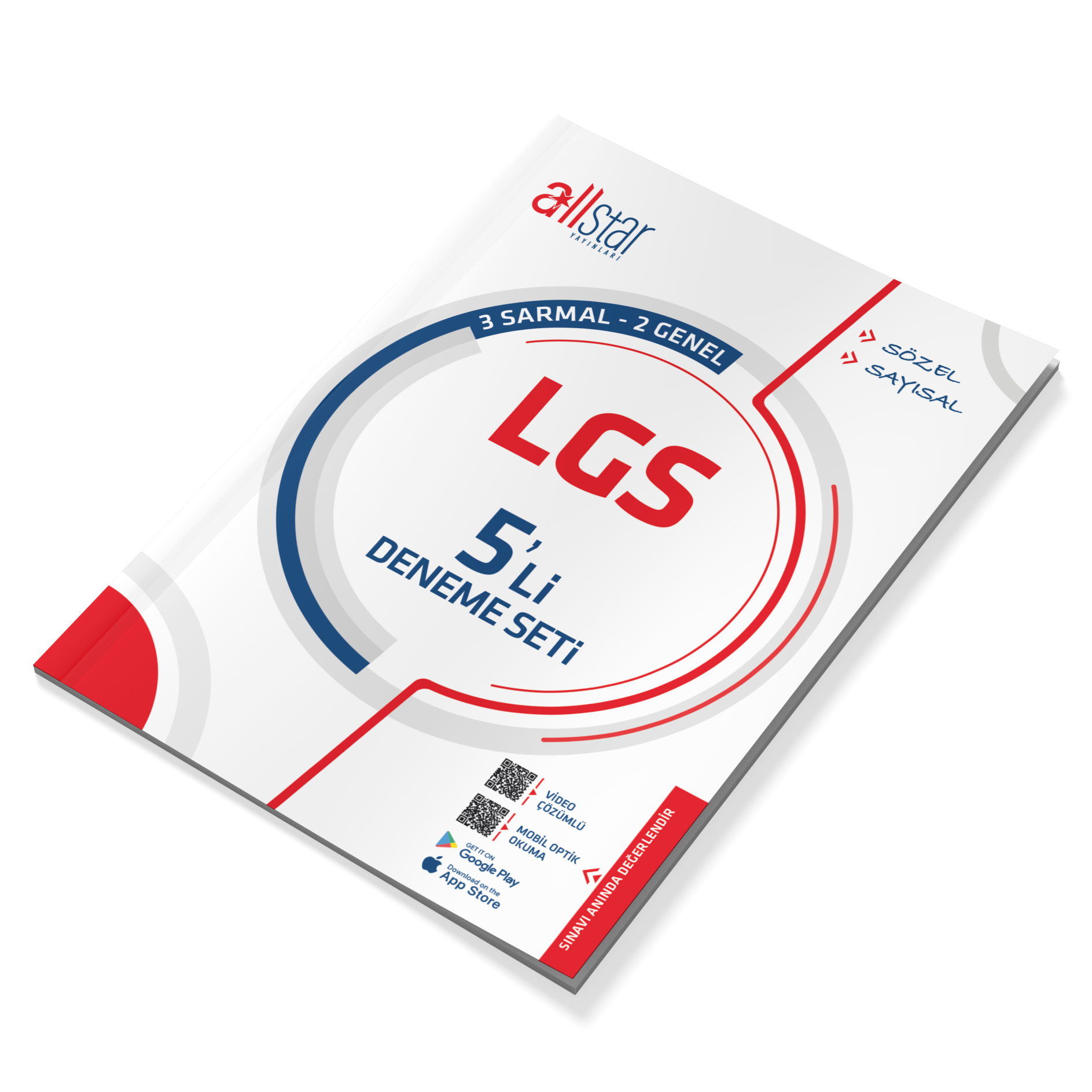 Allstar Yayınları 8. Sınıf 5'li Paket Deneme Sınavları