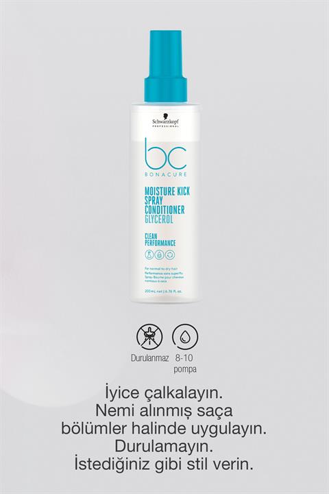 BC Clean Nem Yükleme Sprey Saç Kremi 400ml