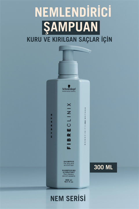 Fibre Clinix Nemlendirici Şampuan 300ml