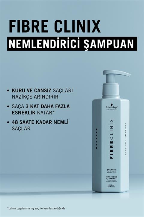 Fibre Clinix Nemlendirici Şampuan 300ml