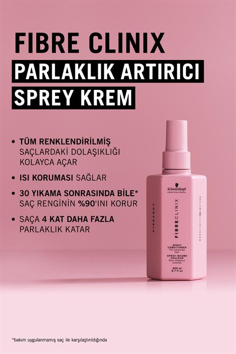 Fibre Clinix Parlaklık Artırıcı Sprey Krem 200ml