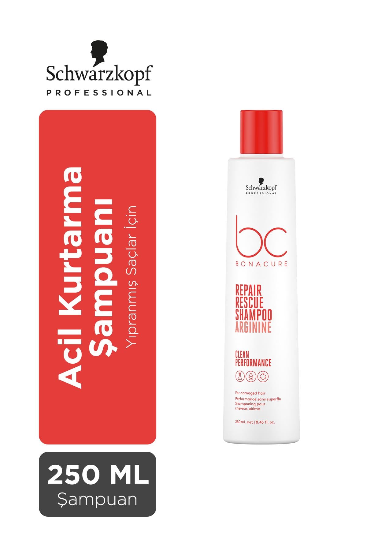 BC Clean Acil Kurtarma Şampuanı 250ml