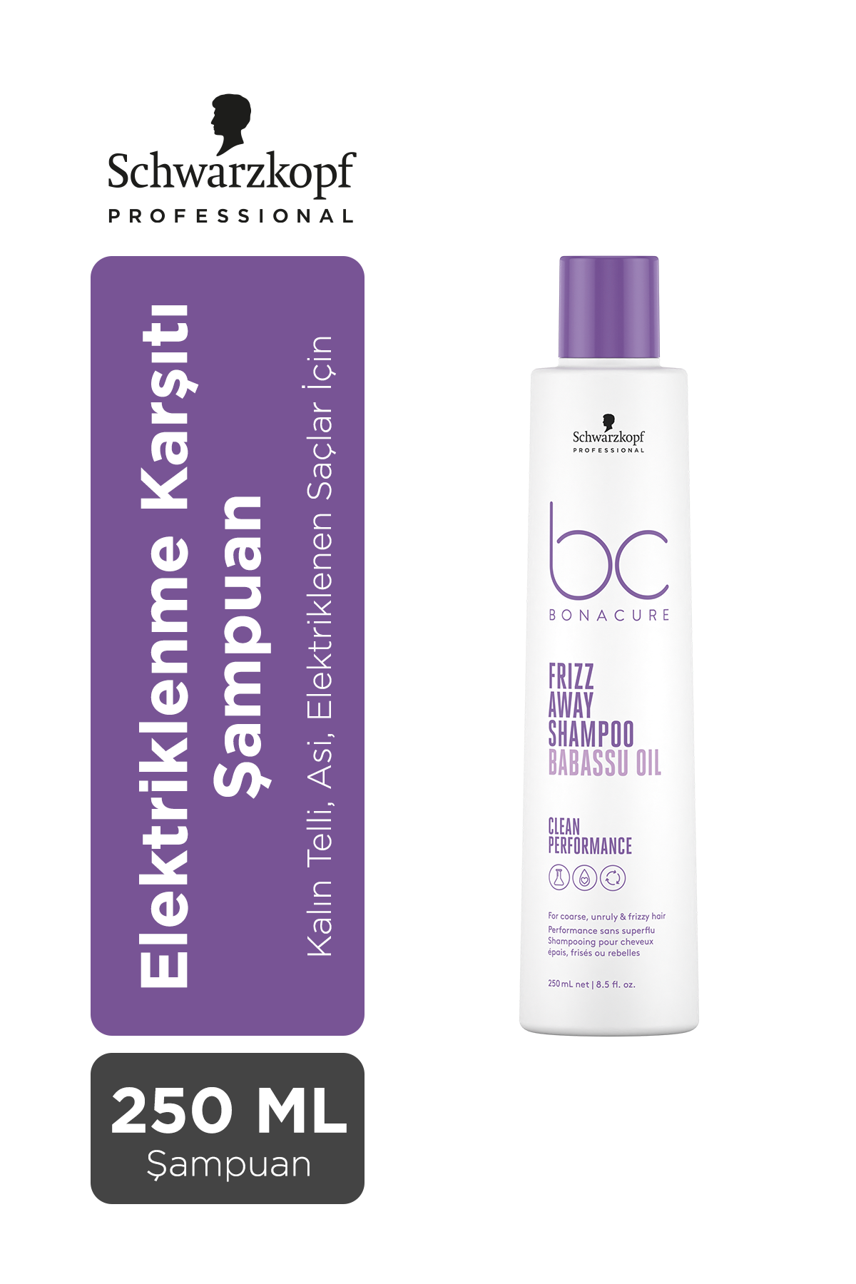 BC Clean Elektriklenme Karşıtı Şampuan 250ml