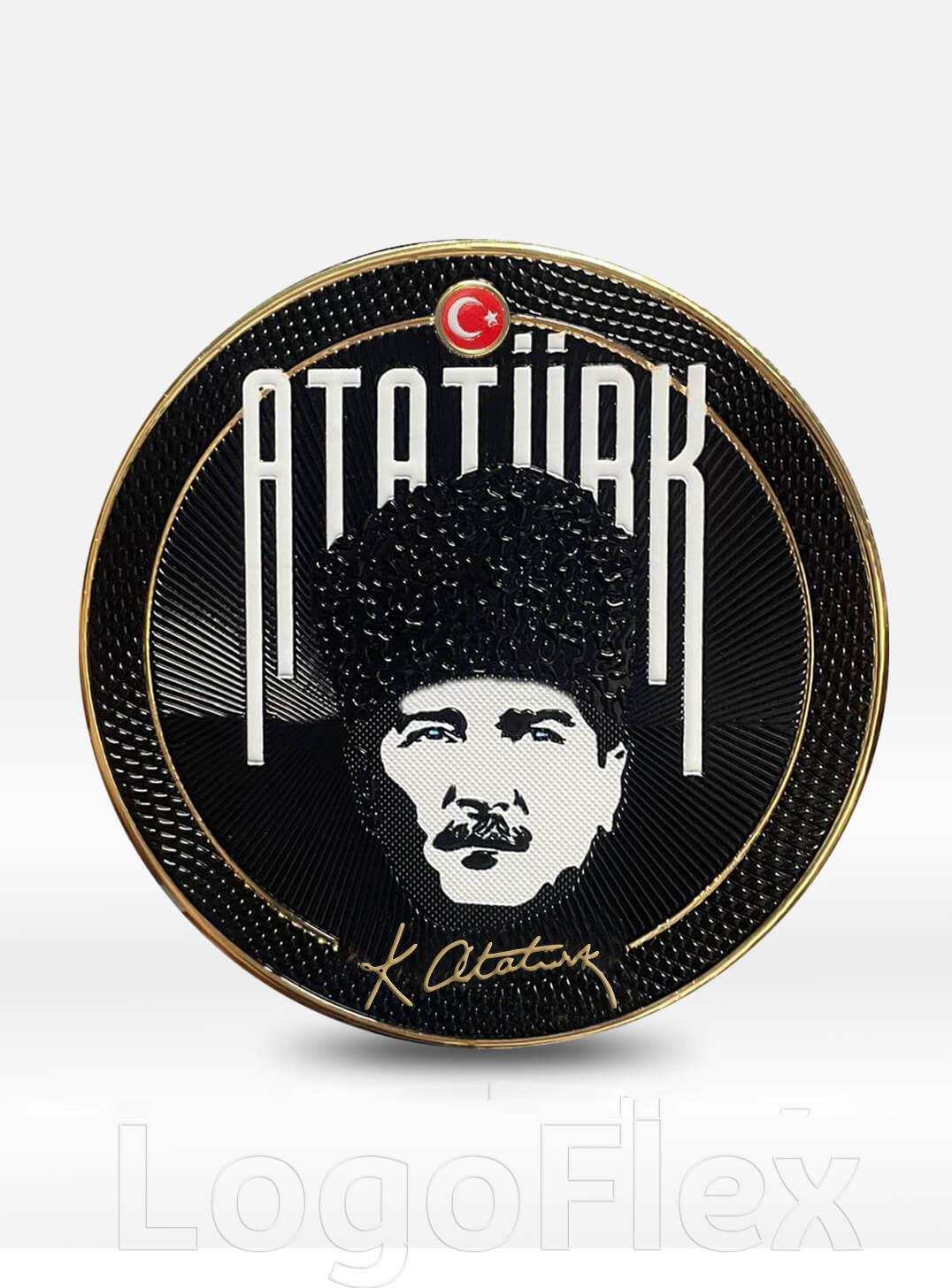 LogoFlex Atatürk Peç İmzalı TPU 9,5 cmLF0109