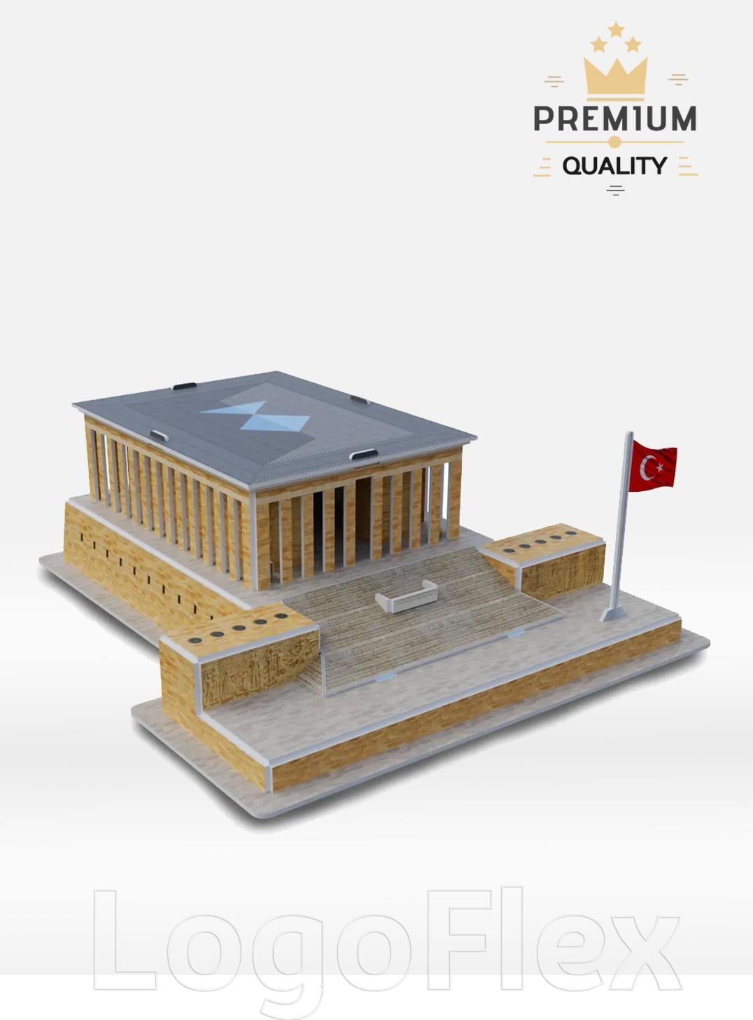 Anıtkabir 3D Puzzle 22 Parça