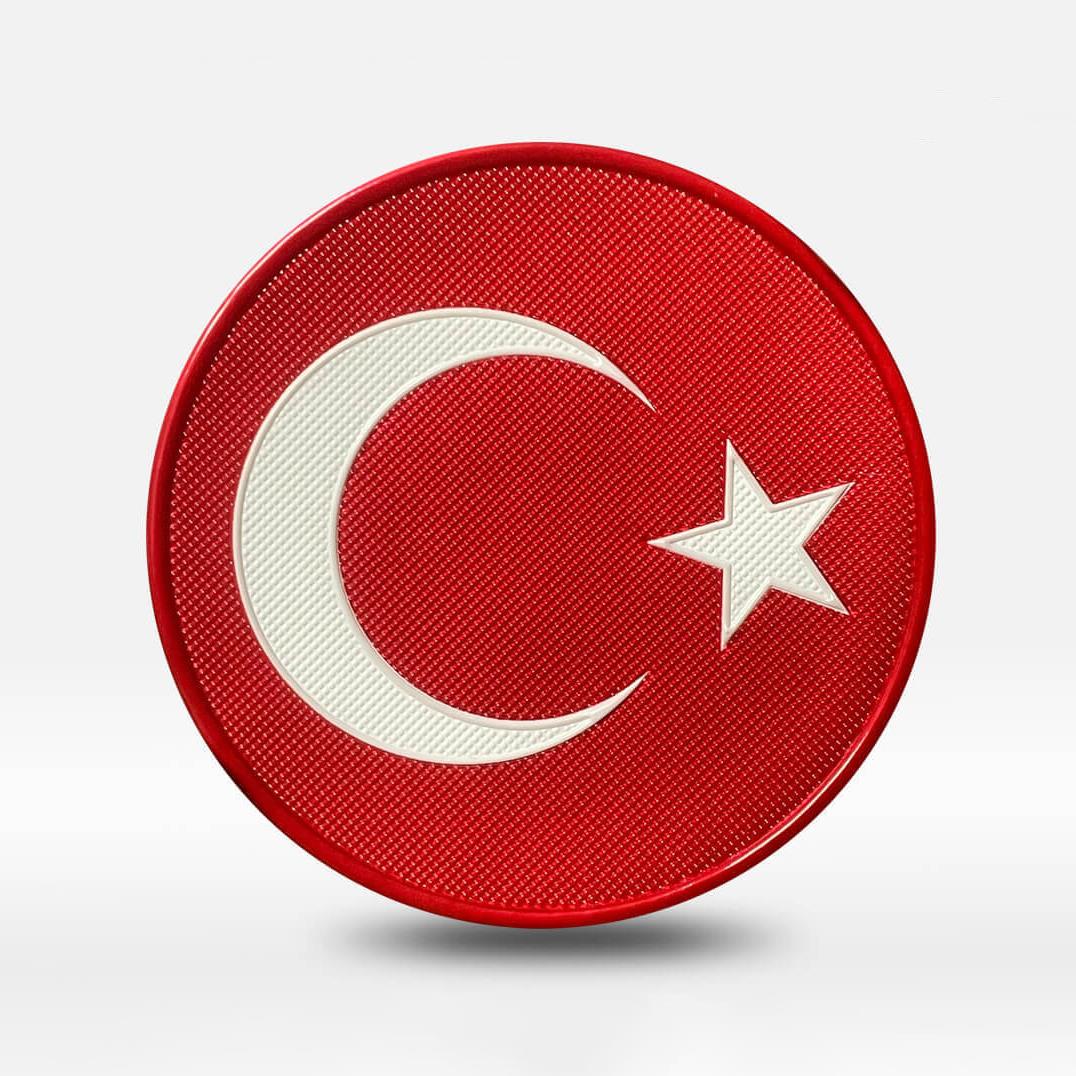 LogoFlexTürk Bayrağı 7 cm YuvarlakLF0001