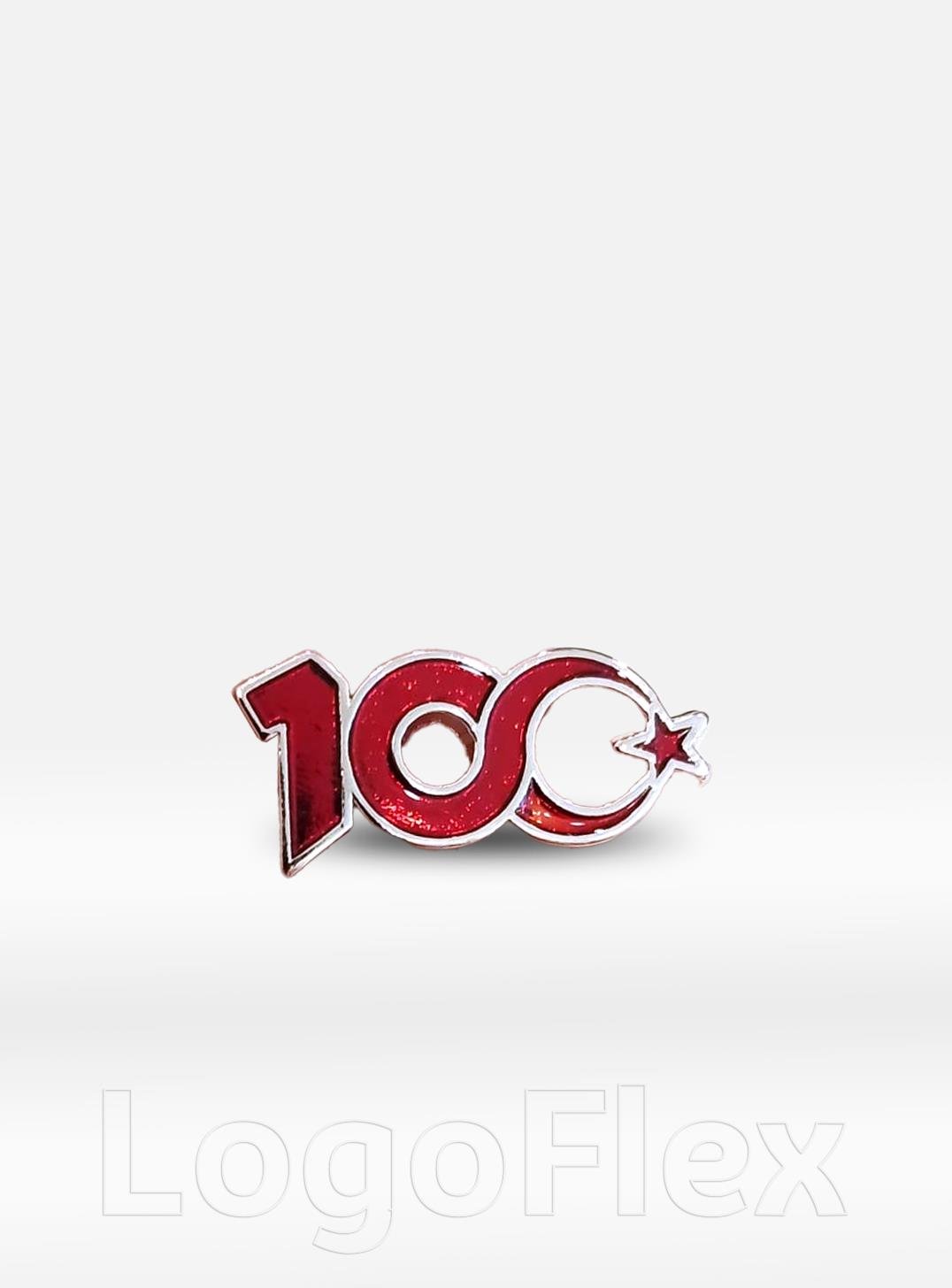 100. Yıl Metal Rozet