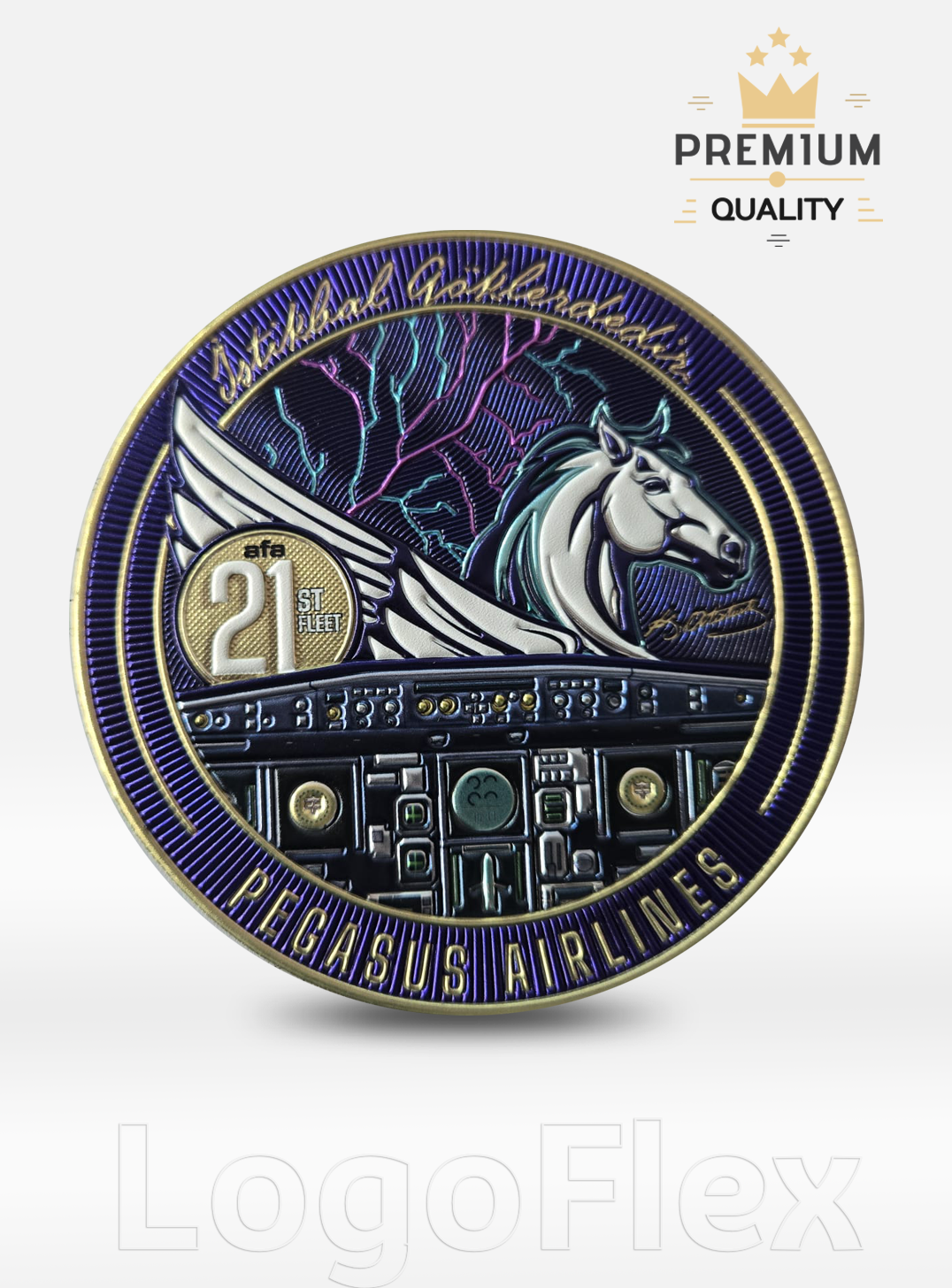 LogoFlex21 Afa Fleet Pegasus Airlines Peç TPULF80009