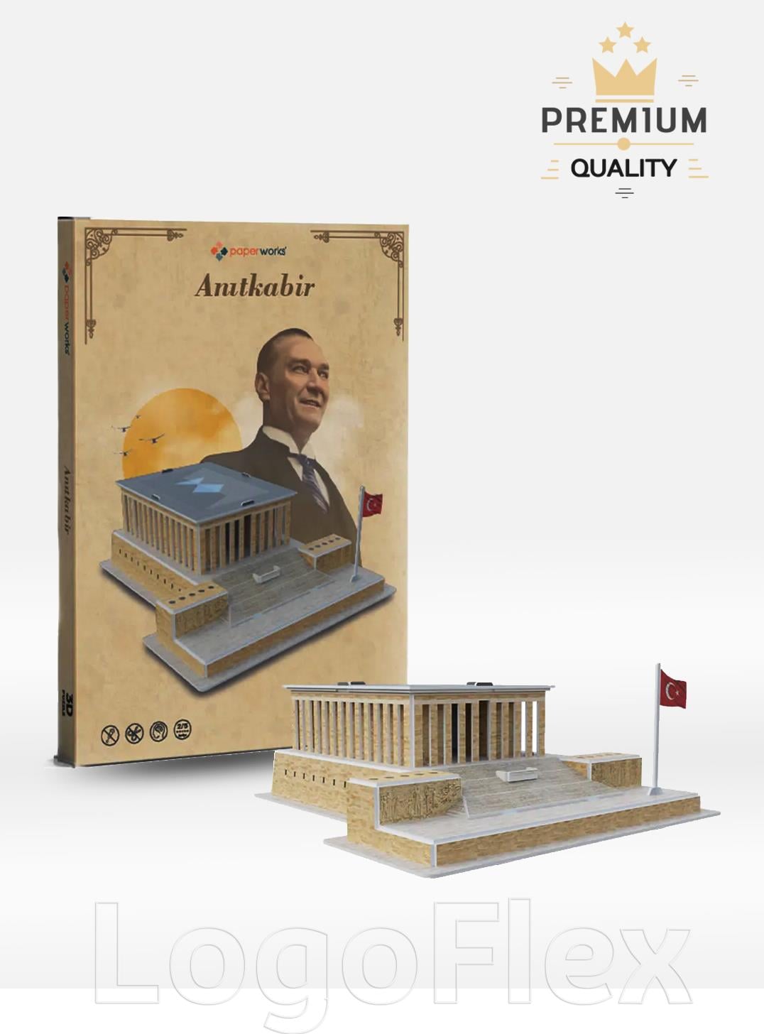 Paper WorksAnıtkabir 3D Puzzle 22 ParçaLF5001