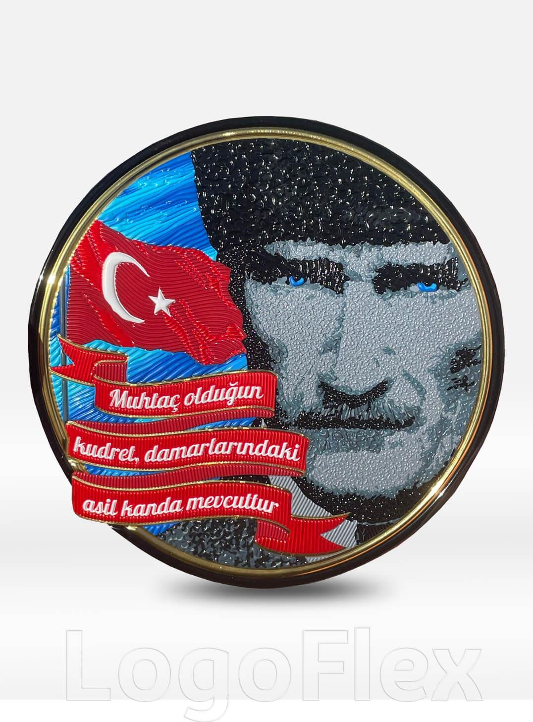 LogoFlexAtatürk Hitabe TPU PeçLF0144