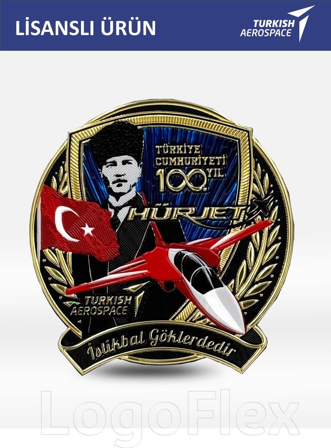 LogoFlexHÜRJET 100. Yıl Peç TPUP-00156