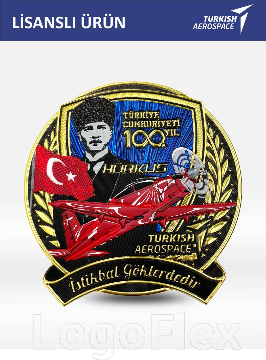 LogoFlexHÜRKUŞ 100. Yıl Peç TPUP-00157