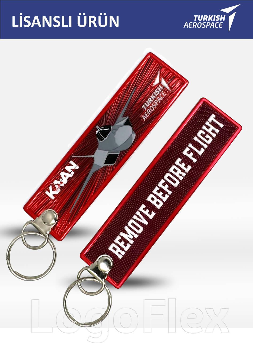 LogoFlexKAAN Anahtarlık TPU - KIRMIZIP-00160