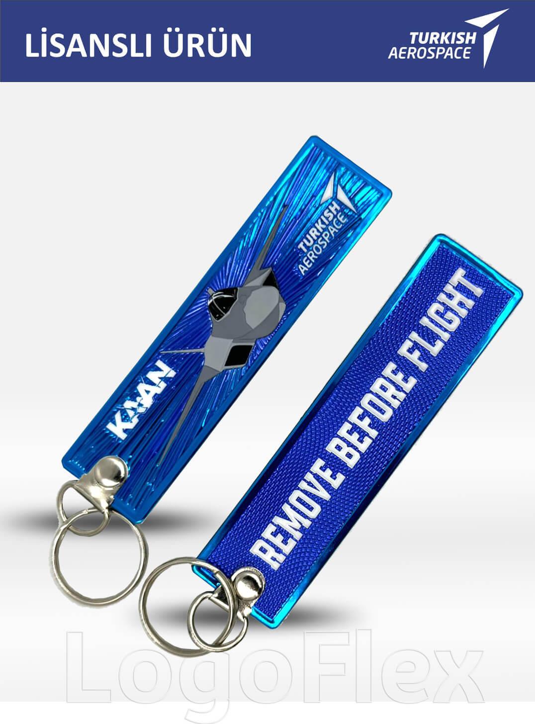 LogoFlexKAAN Anahtarlık TPU - MAVİP-00160