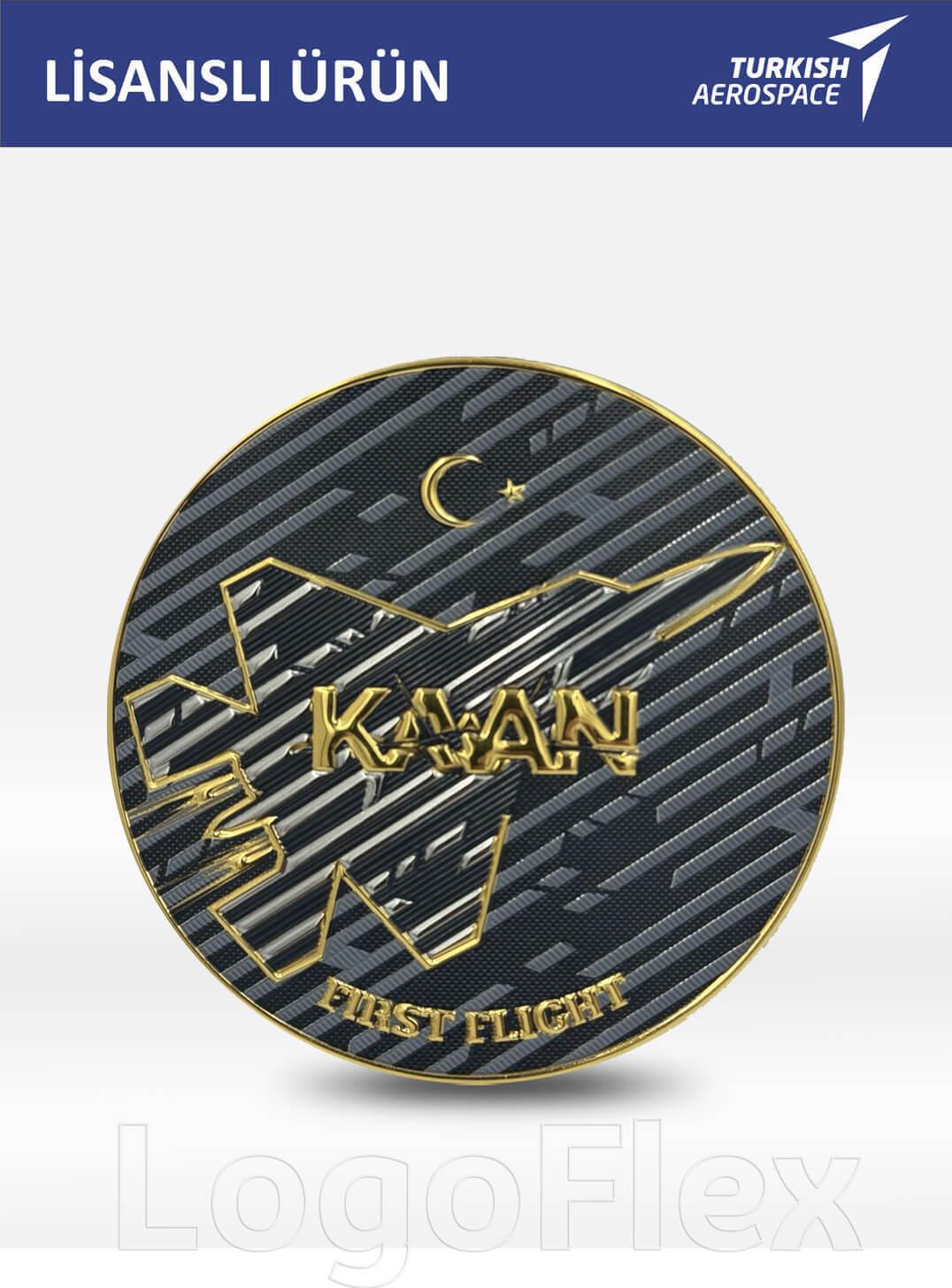 LogoFlexKAAN Gold Peç Gri TPUP-00564