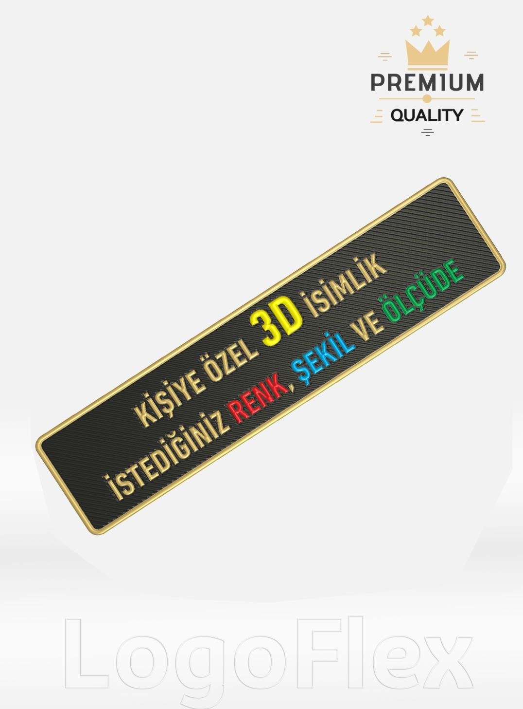 LogoFlexKişiye Özel İsimlik PeçLF0500