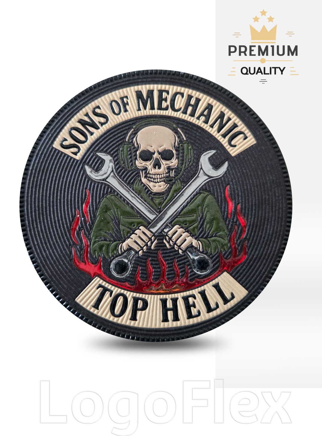 LogoFlexSons Of Mechanıc Top Hell TPU PeçLF80003