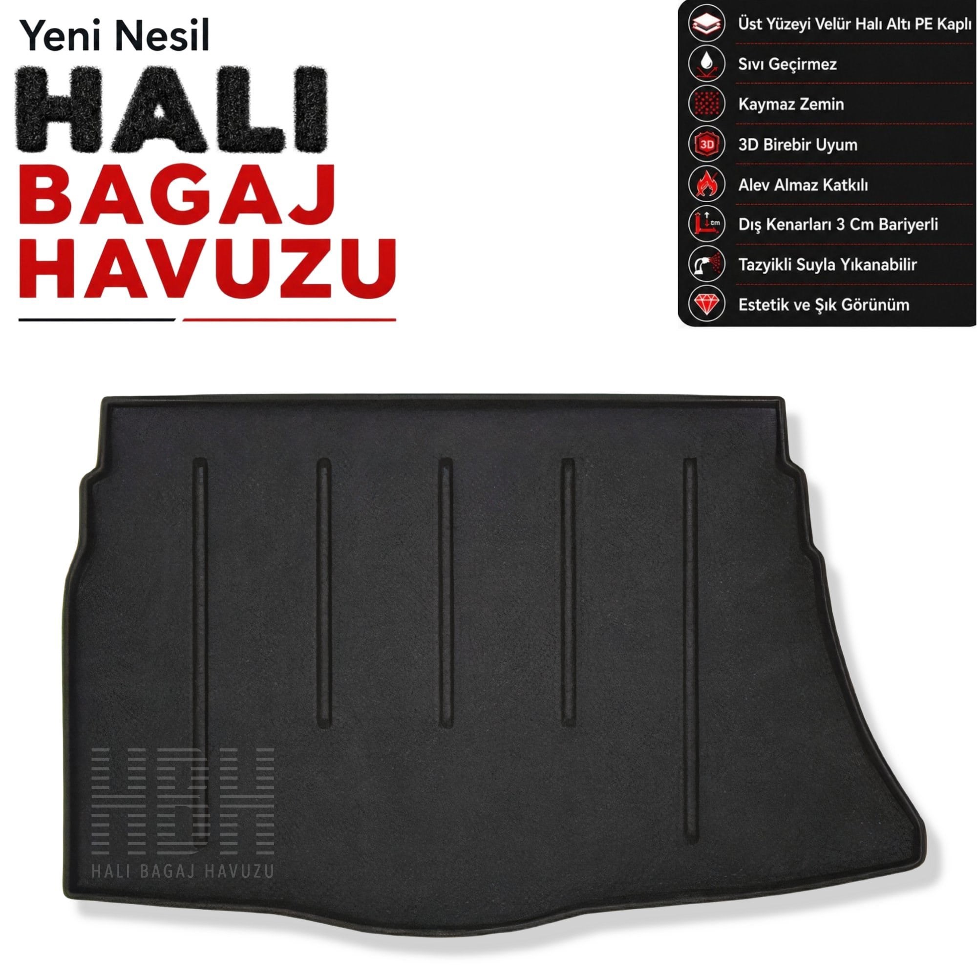Hyundai i30 Halı Bagaj Havuzu (2012-2017 Arası)