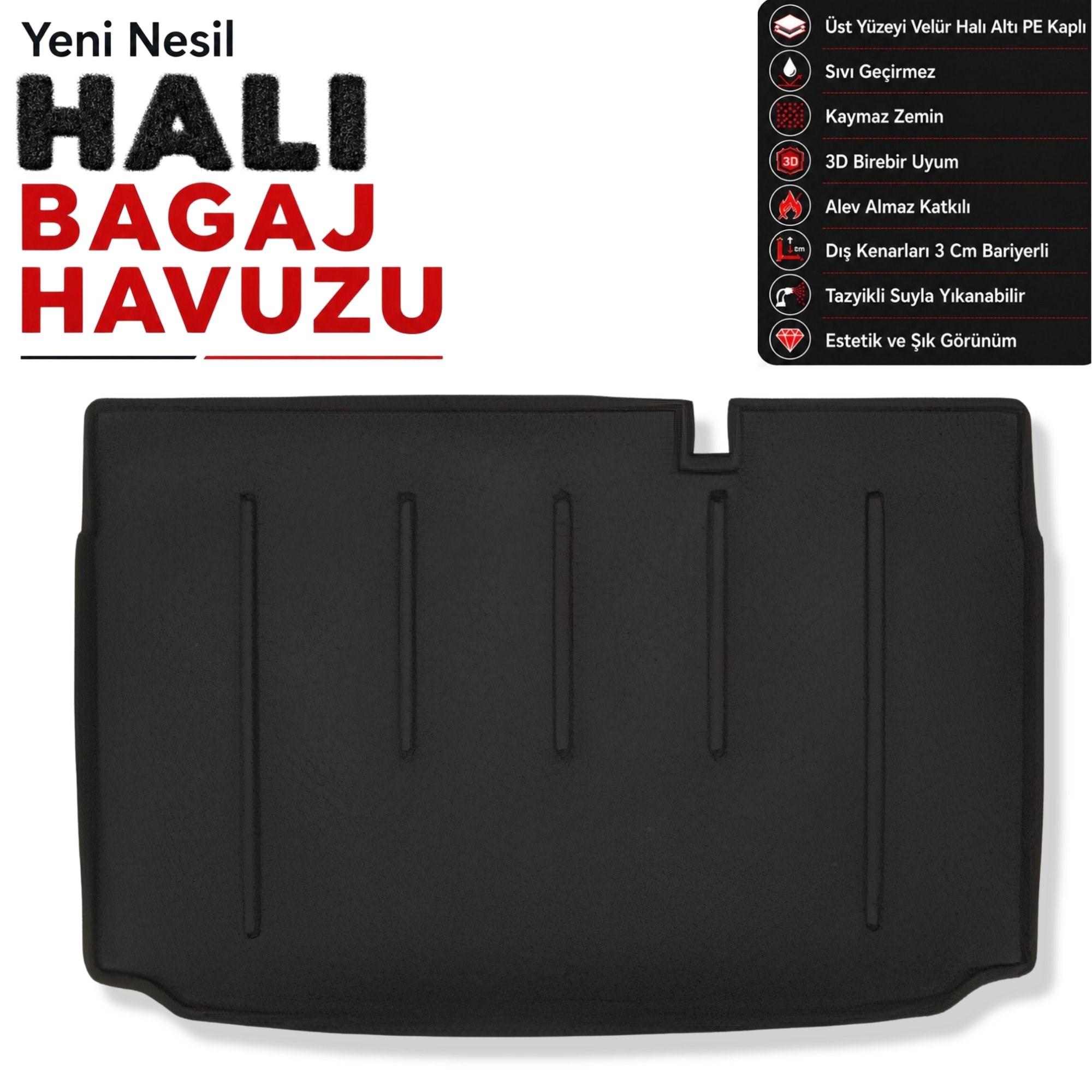Ford Ecosport Halı Bagaj Havuzu (2017-2022 Arası)