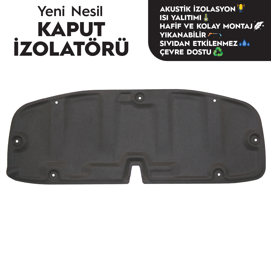 Toyota Corolla Kaput İzolatörü E140/E150 (2007-2013 Arası)