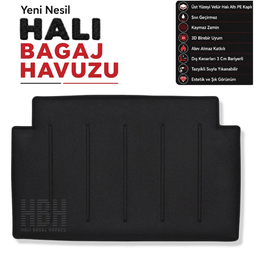 Peugeot Rifter Halı Bagaj Havuzu (2019 Sonrası)