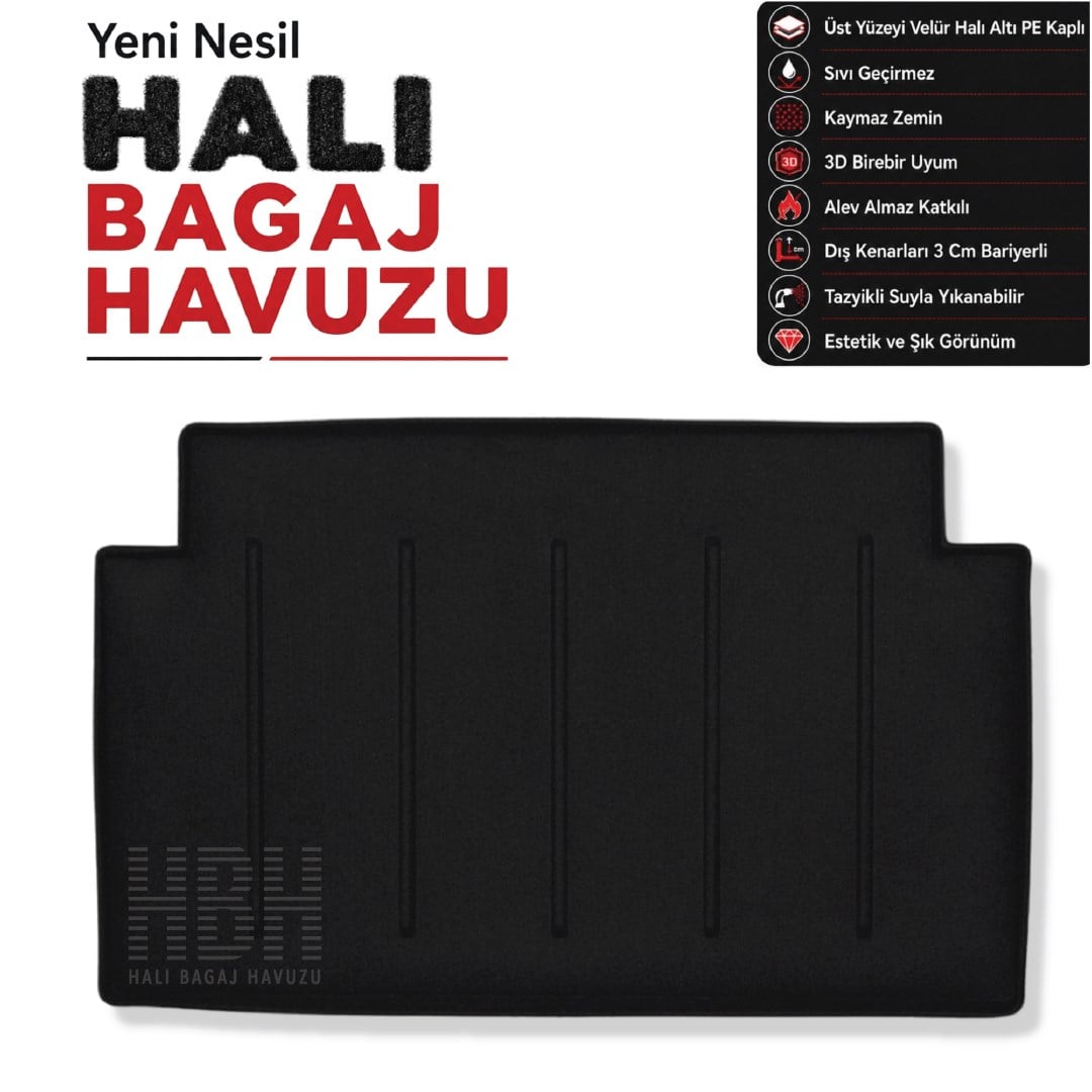 Opel Combo Halı Bagaj Havuzu (2019 Sonrası)