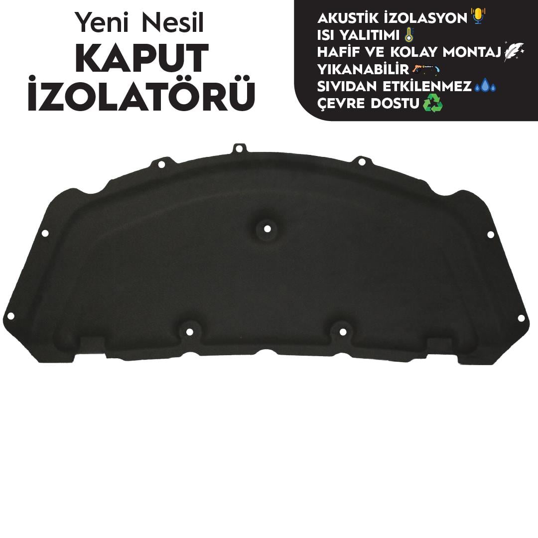 Opel Corsa D Motor Kaput Izolatörü (2007-2014) Arası