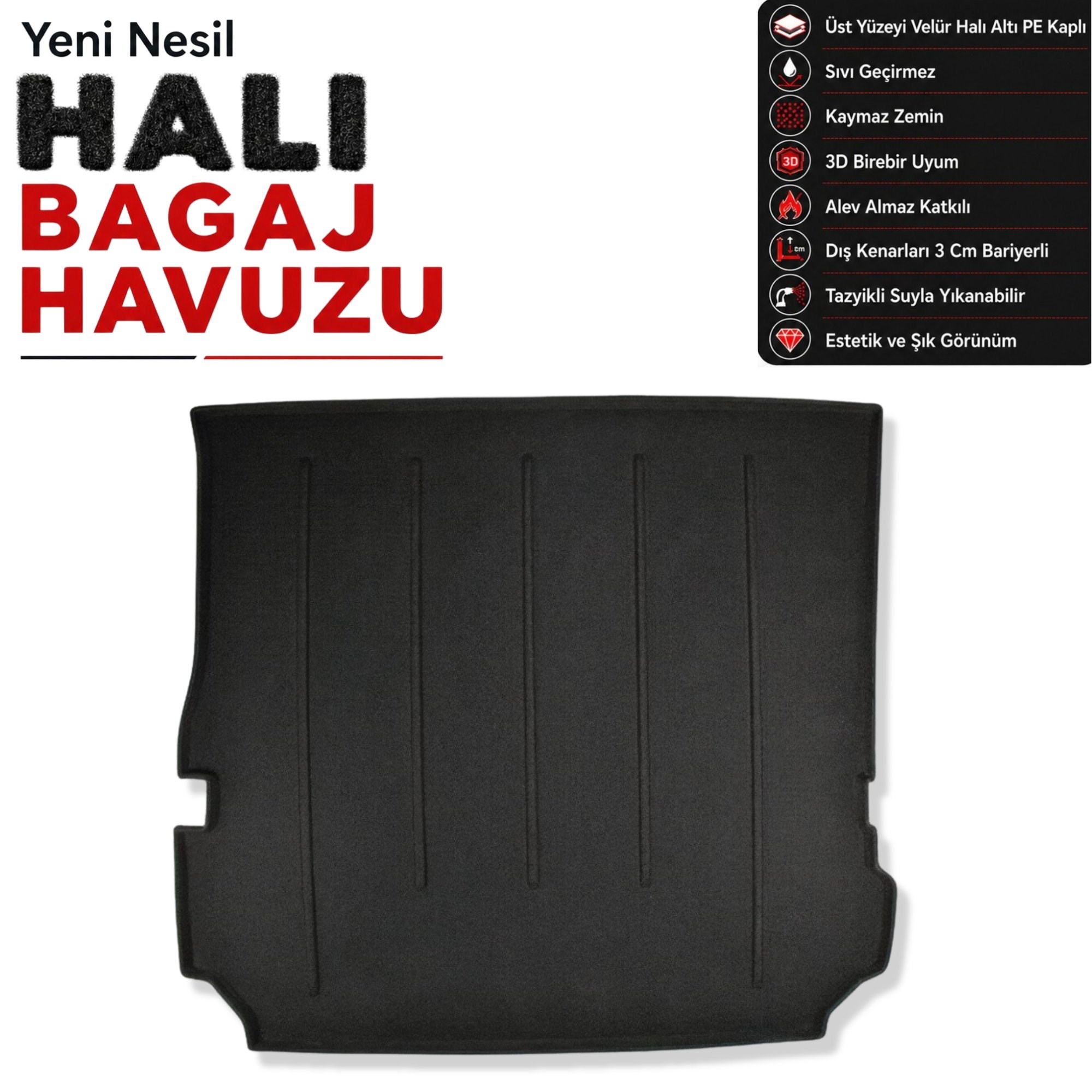 Land Rover Discovery 3 Halı Bagaj Havuzu (2004-2009 Arası)